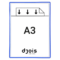 Poche standard Tarifold  sans pivots  A3