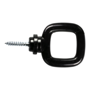 Crochet ferme a vis PA Noir - 1822214