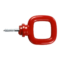 Crochet ferme a vis PA Rouge - 1822511