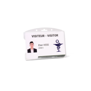 Porte-carte de sécurité  face ouverte  1 carte
