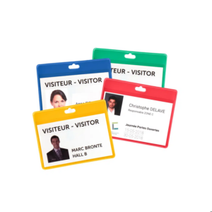 Porte-badge souple  horizontal