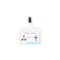Kit badge visiteur  PVC  avec clips et inserts