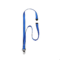 Cordon plat textile  avec mousqueton pivotant et anneau