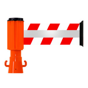 2830089 Enrouleur 100mmx3m Rouge/Blanc Rétroréfléchissant - 2830089