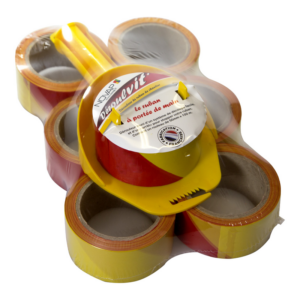 Lot 6 Rubans 50mm x 100m + 1 Déroulvit' Jaune - 3048773