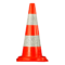 Cône de chantier PVC 50cm rétroréfléchissant classe 2 - 3219111