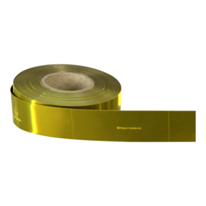 3340112 Rouleau adhésif rétroréfléchissant de silhouettage 51mm x 50 m - Jaune - 3340112