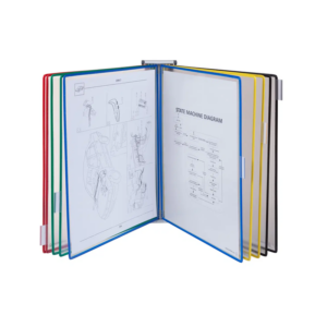 413609 Système de présentation mural magnétique Tarifold A3 10 poches