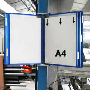 414601 Système de présentation mural magnétique Tarifold A4 10 poches