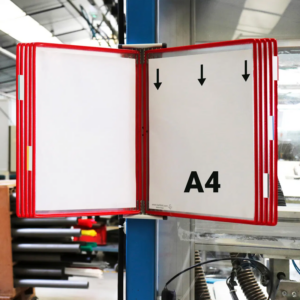 Système de présentation mural magnétique Tarifold  A4  10 poches