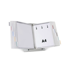434202 Système de présentation pupitre métal Tarifold A4 20 poches