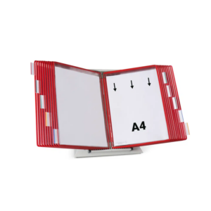 434203 Système de présentation pupitre métal Tarifold A4 20 poches