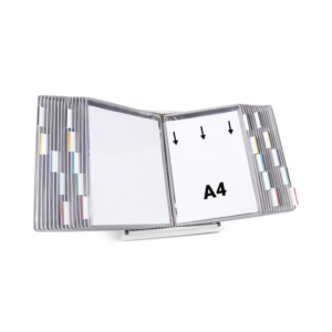 434300 Système de présentation pupitre métal Tarifold A4 30 poches