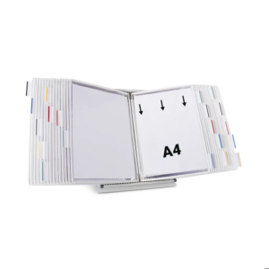 434302 Système de présentation pupitre métal Tarifold A4 30 poches