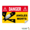 Panneau Angles morts pour camion - Adhésif 250 x 170 mm - 4631059