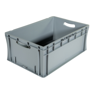 Bac palettisable norme Europe - Poignées ouvertes - 600x400x240 mm - 48 litres - 5000175