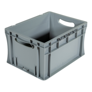 Bac palettisable norme Europe - Poignées ouvertes - 400x300x220 mm - 20 litres - 5000229
