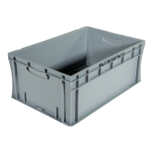 Bac palettisable norme Europe - Poignées fermées - 600x400x240 mm - 48 litres - 5000274