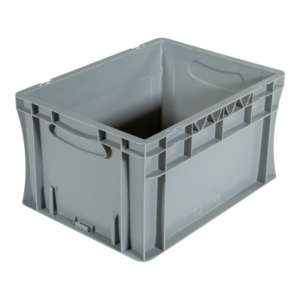 Bac palettisable norme Europe - Poignées fermées - 400x300x220 mm - 20 litres - 5000311