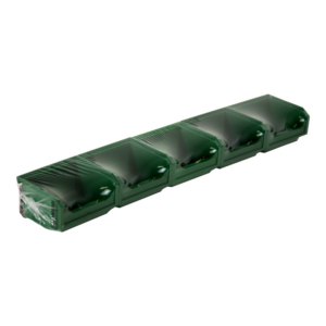 Lot de 5 Bacs European 0 3L Vert avec Barre - 5012048