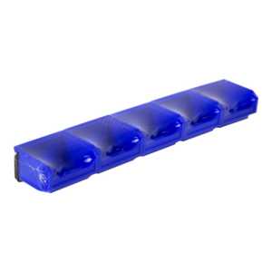 Lot de 5 Bacs European 0 3L Bleu avec Barre - 5012062