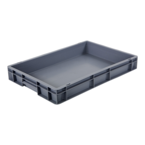 5061084 Bac gerbable - 600x400x75 mm 12L gris norme Europe - 5061084