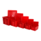 Boite de rangement Novabac 6 au 54 Litres Rouge + les couvercles - 5200148