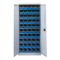Armoire 9 tablettes avec portes équipée de bacs 2L - 5201312