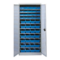 Armoire 10 tablettes avec portes équipée de bacs 1L et 3L - 5201329