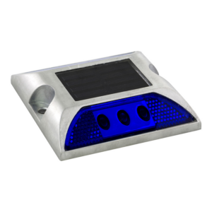 6100683 Plot routier à LED solaire - Bleu - 6100683