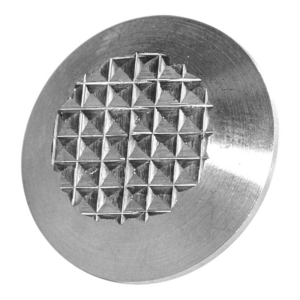 6100744 Sac de 60 clous podotactiles quadrillés Inox - diamètre 25mm - 6100744
