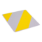 Dalle podotactile intérieure/extérieure Jaune/Gris- 6102090