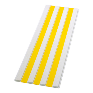 Bande d'aide à l'orientation - BAO 4 Nervures - Blanc/Jaune - 6103165