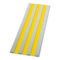 Bande d'aide à l'orientation - BAO 4 Nervures - Gris/Jaune - 6103219