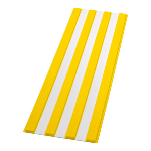 Bande d'aide à l'orientation - BAO 4 Nervures - Jaune/Blanc - 6103226