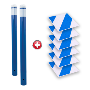 6200031 Kit passage piétons - Tubes Bleu - Dalles Bleu/Blanc - 6200031