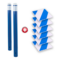 Kit passage piétons - Tubes Bleu - Dalles Bleu/Blanc - 6200031