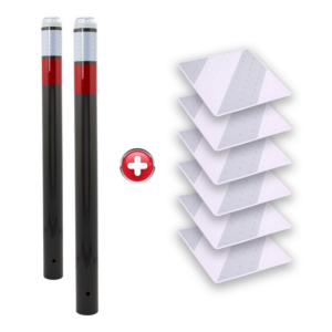 6200048 Kit passage piétons - Tubes Gris - Dalles Gris/Blanc - 6200048