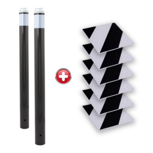 6200055 Kit passage piétons - Tubes Gris - Dalles Noir/Gris - 6200055