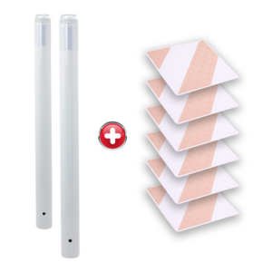 6200079 Kit passage piétons - Tubes Blanc - Dalles Ivoire/Blanc - 6200079