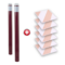 Kit Piétons - Tubes Bordeaux - Dalles Ivoire/Blanc - 6200093