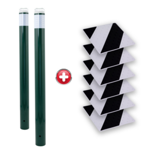 Kit passage piétons - Tubes Vert - Dalles Noir/Gris - 6200109