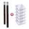 Kit passage piétons - Tubes Marron - Dalles Gris/Blanc - 6200116