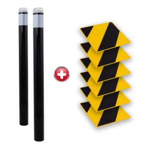 Kit passage piétons - Tubes Noir - Dalles Jaune/Noir - 6200161