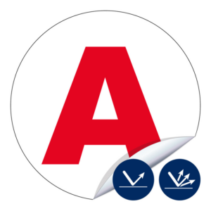 Disques jeune conducteur A - Ø 150mm Adhésif