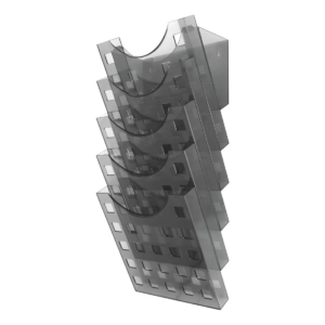 H6103108 Porte-brochures mural The Grid 5 compartiments A4
