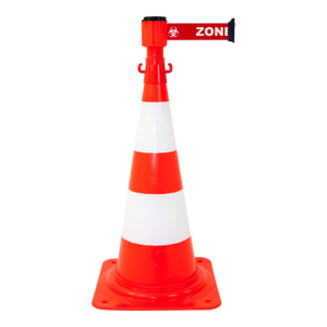 Kit_derouleur_sangle_rouge-zone-contaminee_cones Kit Enrouleur de sangle Rouge Zone contaminée + cônes