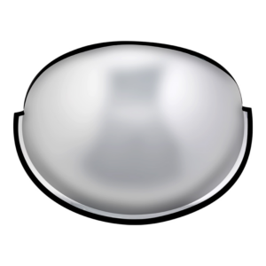 miroir-hemispherique-demi-dome Miroir hémisphérique de sécurité - 1/2 dôme